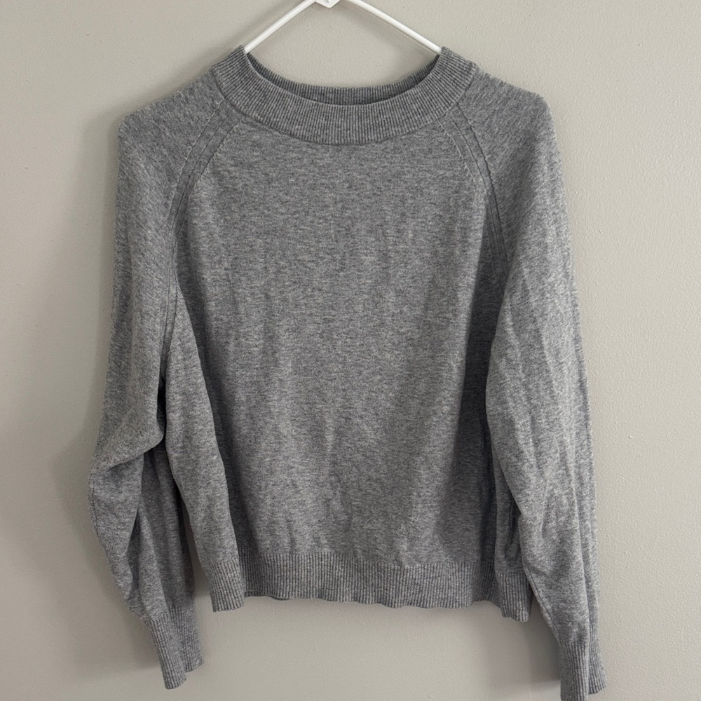 a new day Light Heather Gray Crewneck Pullover